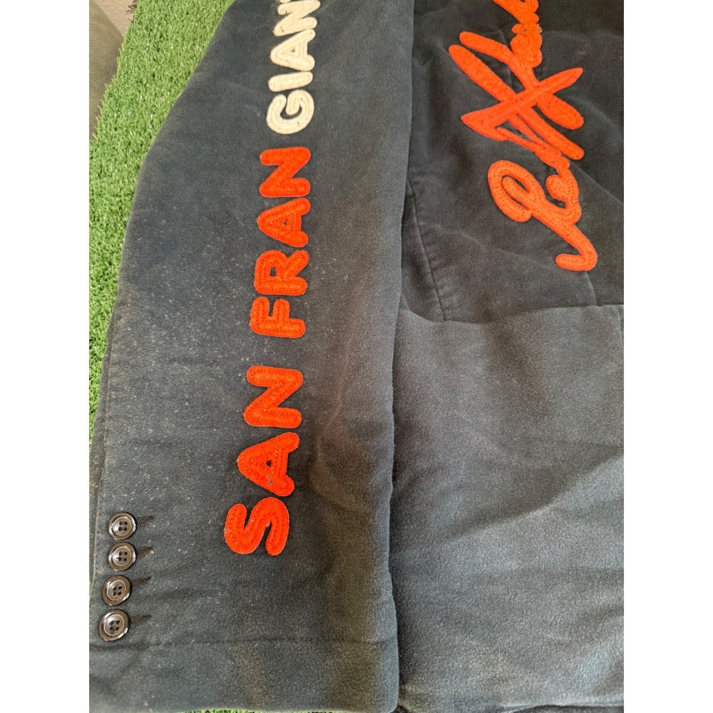 Pikwakwad San Francisco‎ Giants Stitched Patch Jacket Men Large - Picture 3 of 7